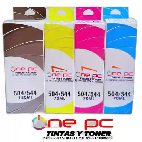 Kit De Tintas Recargables 504/544 Compatible Epson