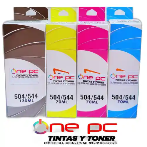 Kit De Tintas Recargables 504/544 Compatible Epson