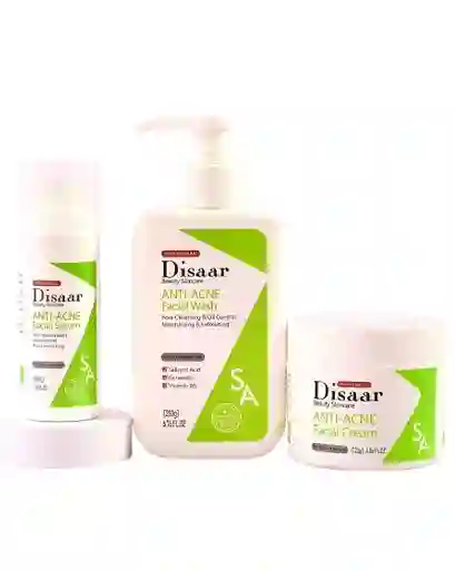 Kit Anti Acné Con Ácido Salicílico Disaar X 3