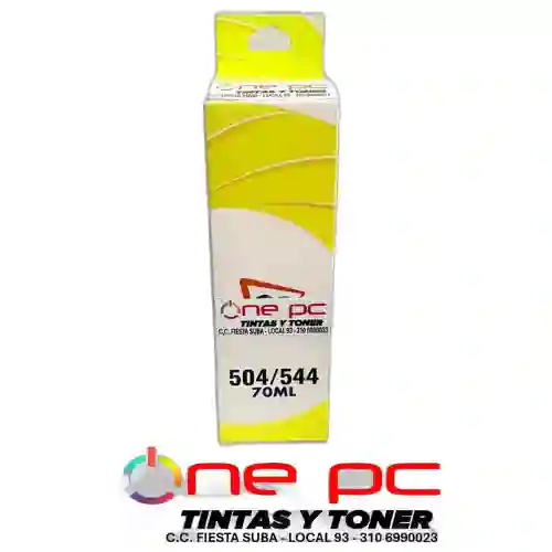 Tinta Recargable 504/544 Yellow Compatible Epson