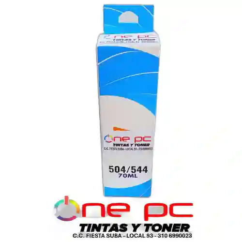 Tinta Recargable 504/544 Cyan Compatible Epson