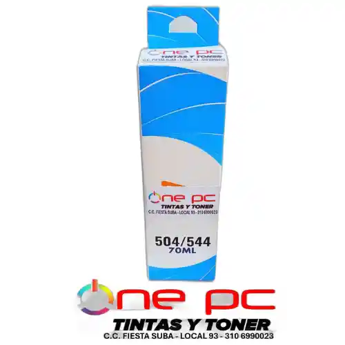 Tinta Recargable 504/544 Cyan Compatible Epson