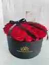 Caja Redonda Premium De Rosas