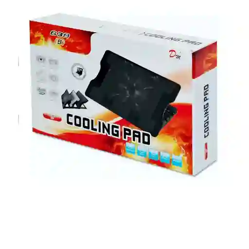 Base Refrigerante Portátil 638b Plegable Cooling Pad Con Un Ventilador