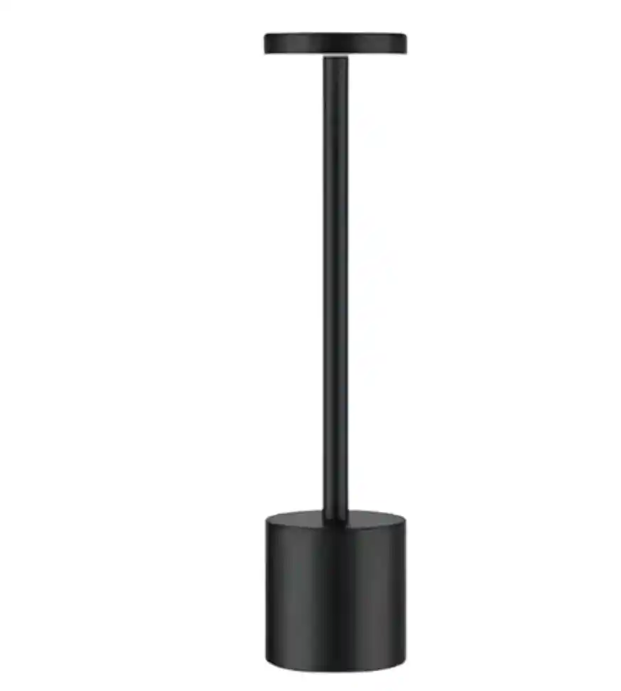 Lámpara De Mesa Tactil Metalica Led 3 Modos Inalambrica