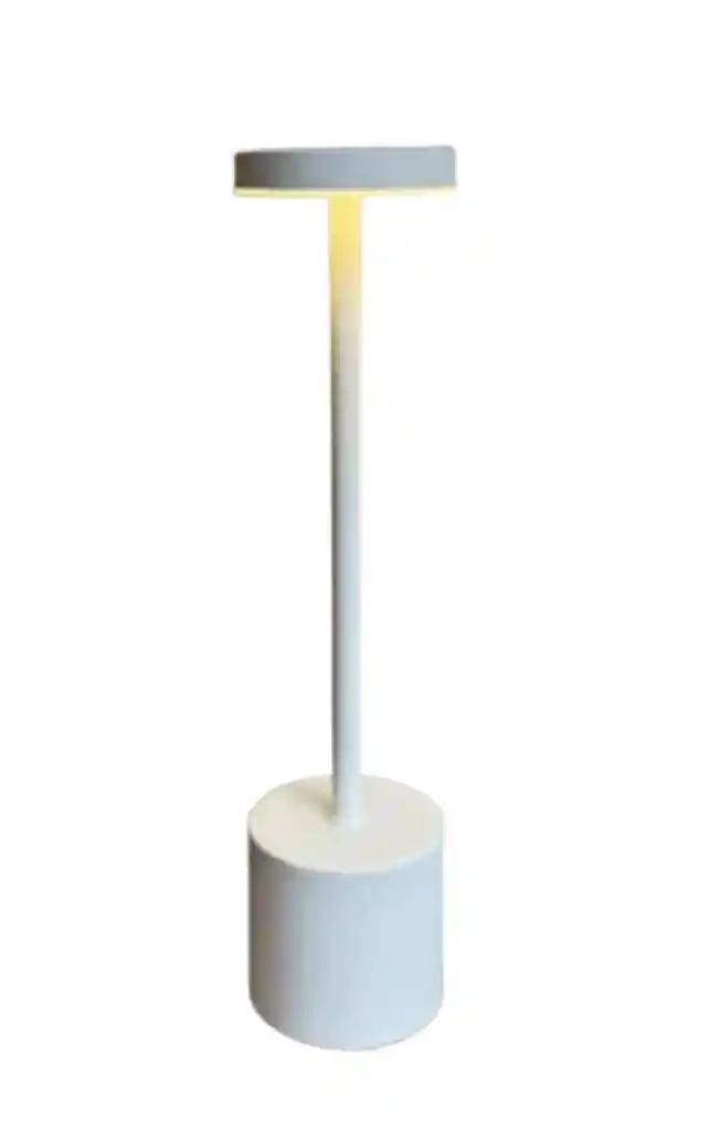 Lámpara De Mesa Tactil Metalica Led 3 Modos Inalambrica