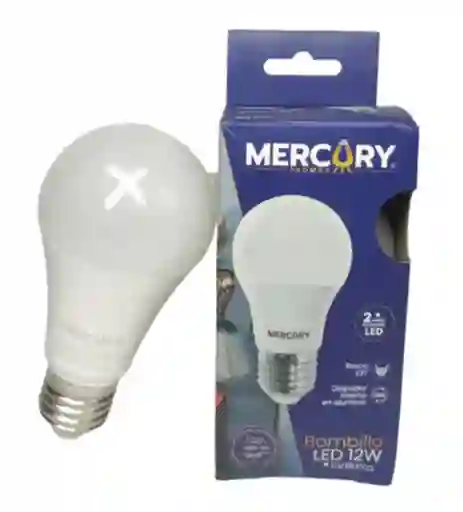 Bombillo Led 12w E27 Mercury Luz Blanca