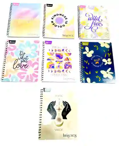 Cuaderno Argollado 80 Hojas Cuadriculado Norma Surtidos Para Mujer Pasta Blanda