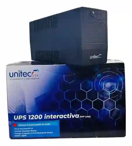 Ups Interactiva 1200 Led /800va Unitec