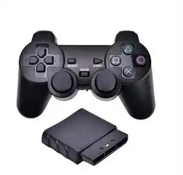 Control Joystick Inalámbrico Para Ps2 Con Doble Vibración, Ergonómico Y Alcance De Hasta 10 Metros