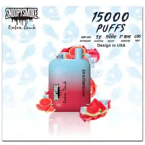 Snoopy Smoke 15k Puff Watermelon Ice