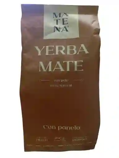 Yerba Mate Con Panela X 400 Gms Matena