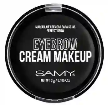Samy Maquillaje Cremoso Para Cejas Perfect Brow Tono 03 Negro - Black