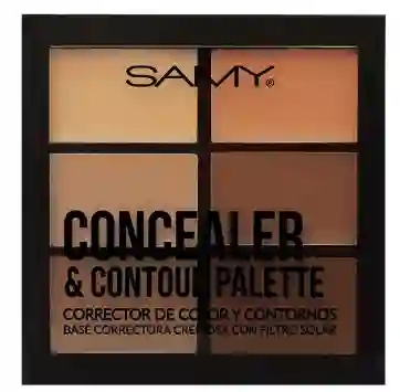 Samy Paleta De Correctores De Color Y Contornos Medium Dark