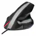 Mouse Vertical Ergonómico 5 Botones Alámbrico Usb Con Sensor Óptico, Ideal Para Reducir Dolor Y Mejorar Postura