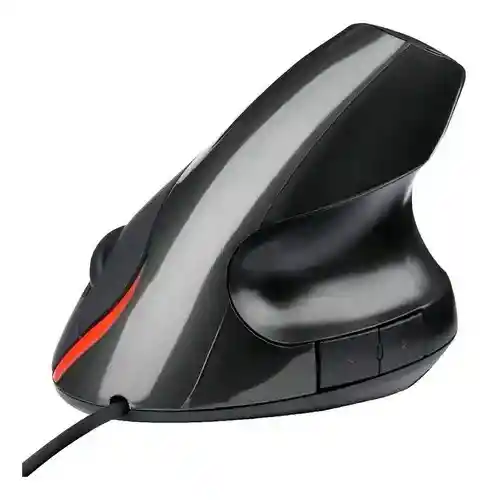 Mouse Vertical Ergonómico 5 Botones Alámbrico Usb Con Sensor Óptico, Ideal Para Reducir Dolor Y Mejorar Postura