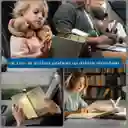 Lámpara De Lectura Recargable Portátil Con 3 Modos, Clip, Luz Eye-care Y Batería De 50 Horas