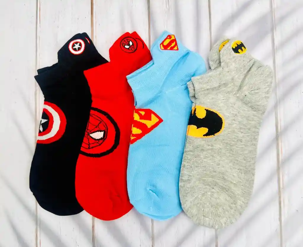Medias Escudos Super Heroes