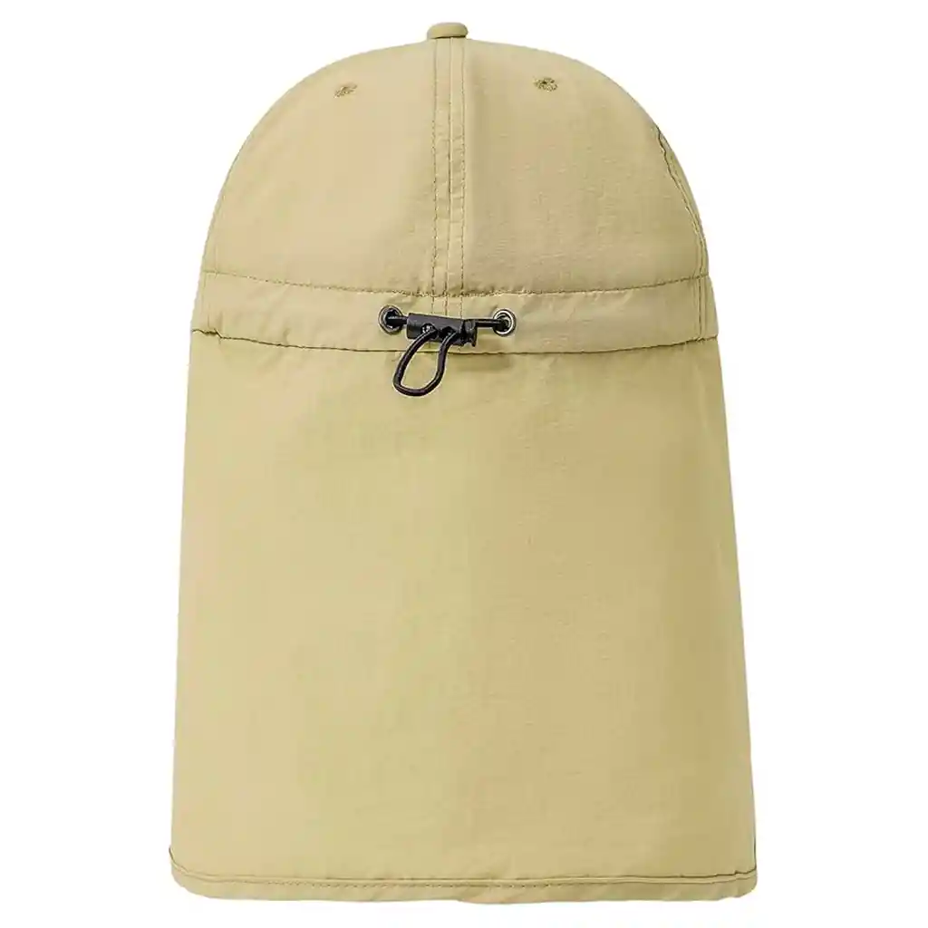 Gorra O Cachucha Safari Tapa Cuello En Dril Uni Color Beige