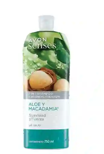2 En 1 Shampoo Y Acondicionador Aloe Y Macadamia