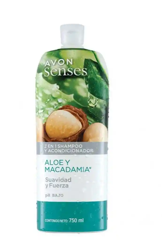 2 En 1 Shampoo Y Acondicionador Aloe Y Macadamia