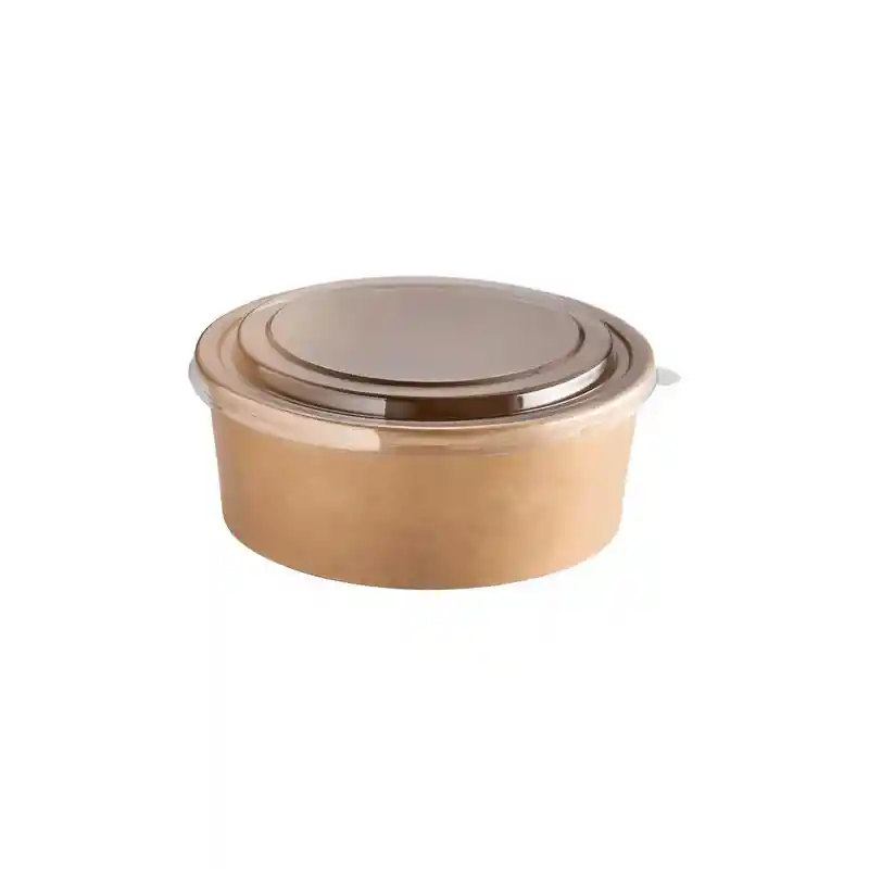 Darnel Bowl Bamboo Con Tapa 1000 Cc X 50 Und