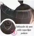 Extensión De Cabello De Una Capa En Tono Negro De 85 Cm De Largo
