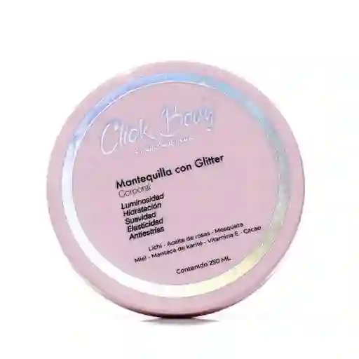 Click Hair Mantequilla Corporal Con Glitter