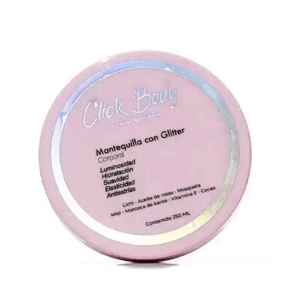 Click Hair Mantequilla Corporal Con Glitter