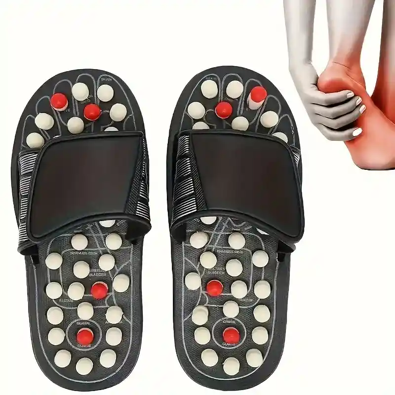 Pantuflas De Masaje De Acupuntura, Masajeador De Pies, Reflexología, Reducen La Presión De Los Pies, Promueven La Circulación, Regalo Para El Día De La Madre O Día Del Padre