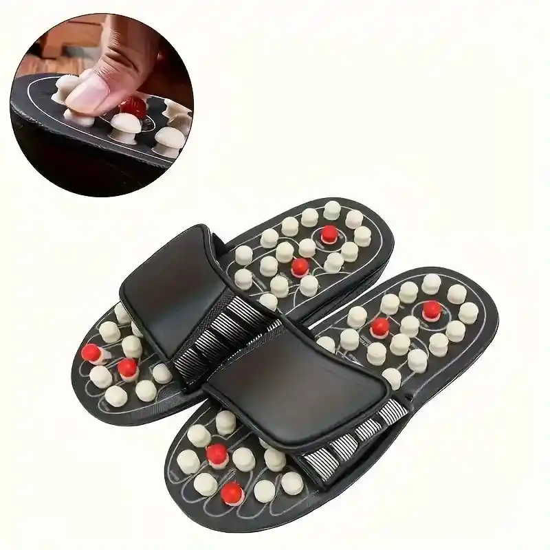 Pantuflas De Masaje De Acupuntura, Masajeador De Pies, Reflexología, Reducen La Presión De Los Pies, Promueven La Circulación, Regalo Para El Día De La Madre O Día Del Padre