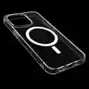 Funda Magsafe Para Iphone 13 Magnetic De Color Transparente