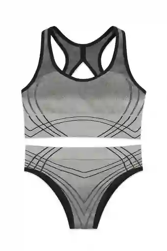 Conjunto De Sujetador Y Bragas Hilo Talla Unica