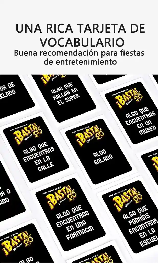 Basta Electronico Juego De Mesa
