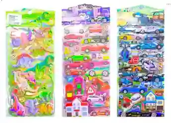 Sticker Diferentes Motivos En Relieve - Bmr/4450