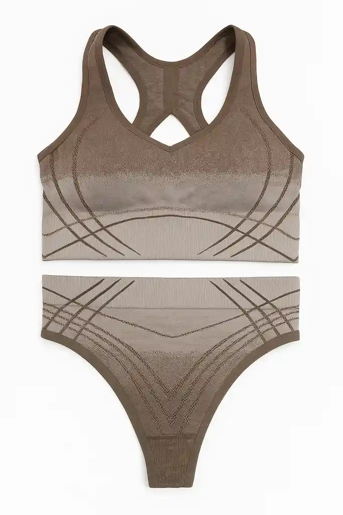 Conjunto De Sujetador Y Bragas Hilo Talla Unica