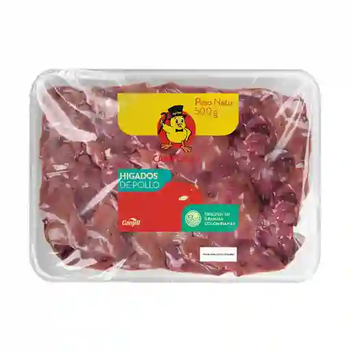 Bandeja De Hígados De Pollo Congelados