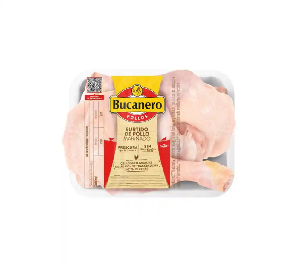 Surtido De Presas De Pollo Bucanero