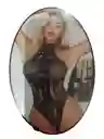 Lencería De Malla Brillante Para Mujer, Lencería Sexy De Malla Con Diamantes De Imitación,