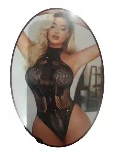 Lencería De Malla Brillante Para Mujer, Lencería Sexy De Malla Con Diamantes De Imitación,