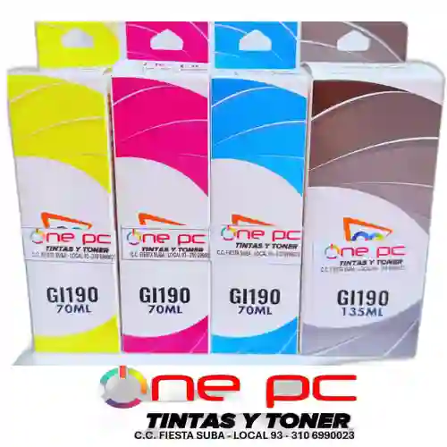 Kit De Tinta Recargable Gl190 Compatible Canon