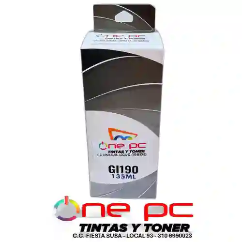 Tintas Recargables Gl190 Black Compatible Canon