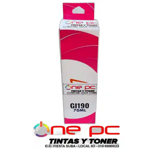 Tinta Recargable Gl190 Magenta Compatible Canon