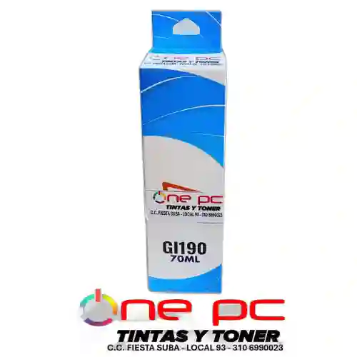 Tinta Recargable Gl190 Cyan Compatible Canon