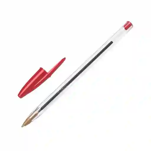 Boligrafo Bic Cristal Rojo Paq X 3 Und