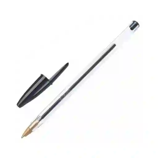 Boligrafo Bic Cristal Negro Paq X 3 Und
