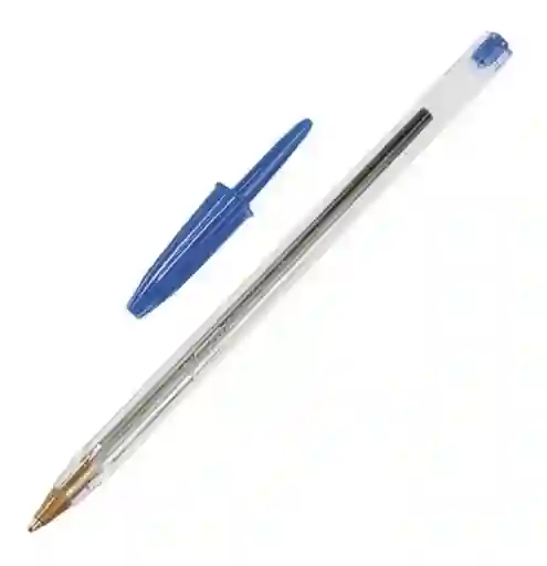 Boligrafo Bic Cristal Azul Paq X 3 Und