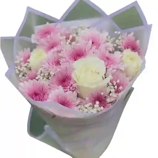 Bouquet Susurro De Algodón Rosa