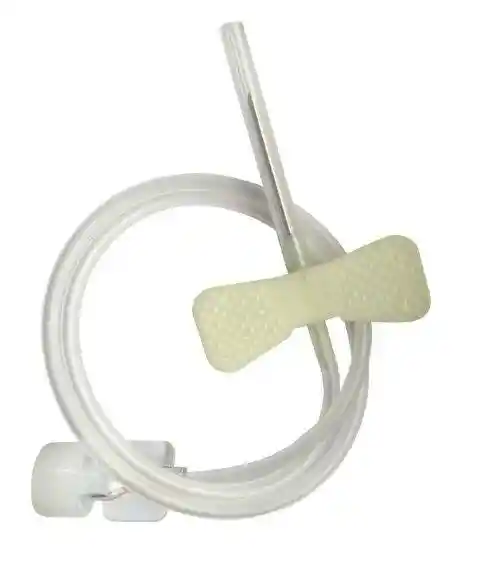 Equipo Pericraneal – Catéter Mariposa 19g × ¾″ (19 mm)