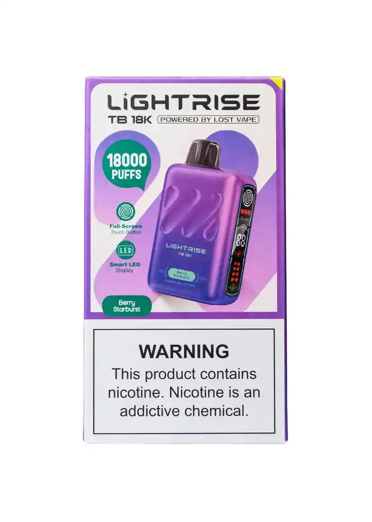 Vape Lightrise 18.000 Puffs Berry Starburst